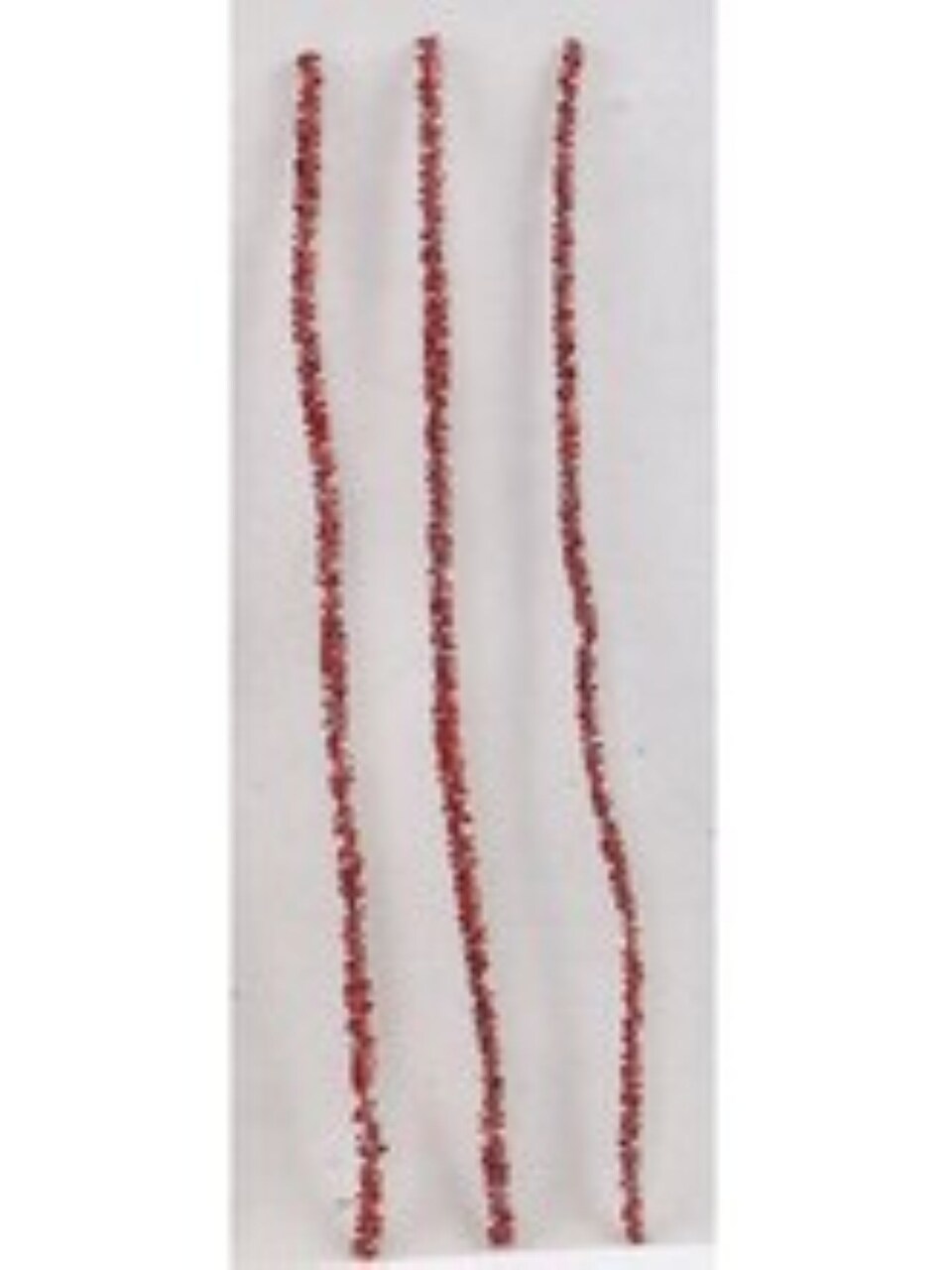 4PC 12" Red Glitter Chenille Stems - Box of 100, Pipe Cleaners - Perfect for Crafts, Wreaths, Ornaments - Festive Holiday Decorations, Floral Home by Artificial Flowers